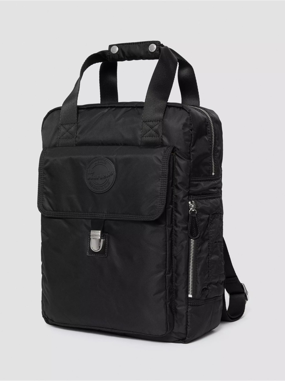 Dr. Martens Black Nylon Backpack